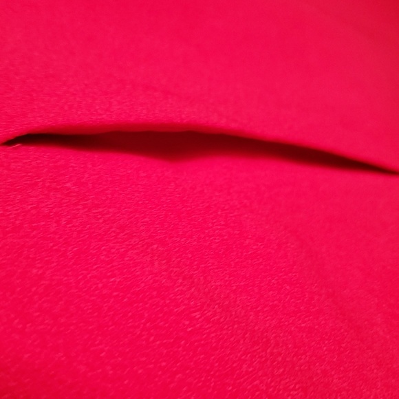 Dress the population catalina fit and flare red vneckline dress size L - Picture 9 of 17